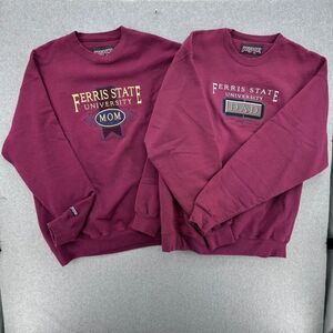 Vintage Ferris State University Mom & Dad Crew Neck JanSport XL Sweatshirts USA